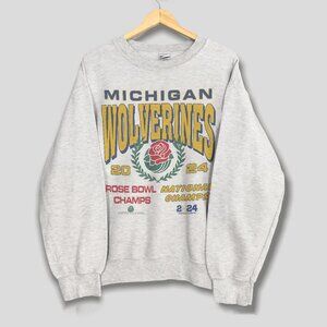 2024 University of Michigan Wolverines Rose Bowl National Champs Football Shirt